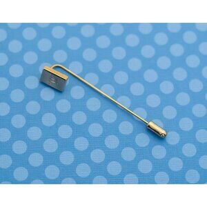 Vintage Mid Century Initial "W" Gold Tone Stickpin - M9